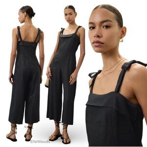 Fifteen Twenty Paloma Jumpsuit Linen Size 8